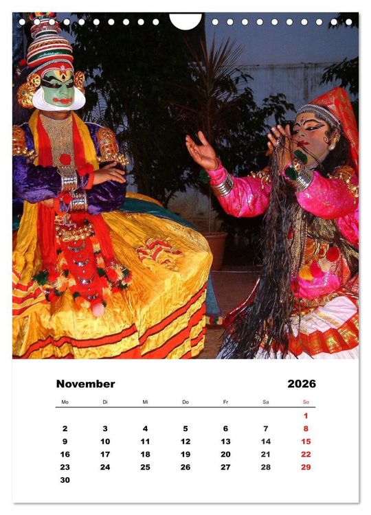 Produktbild: In Kerala (Wandkalender 2026 DIN A4 hoch), CALVENDO Monatskalender