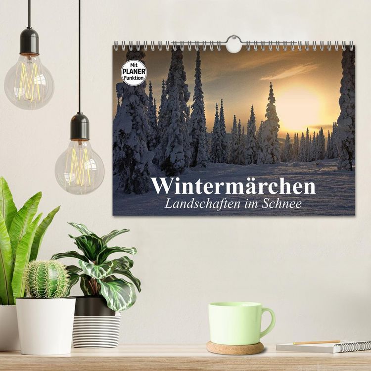 Produktbild: Winterm&auml;rchen. Landschaften im Schnee (Wandkalender 2026 DIN A4 quer), CALVENDO Monatskalender