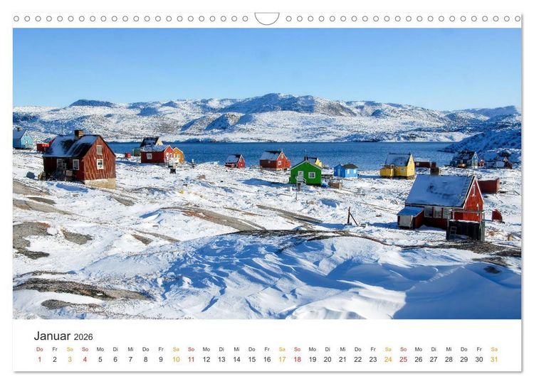 Produktbild: Gr&ouml;nland - Arktische Tr&auml;ume (Wandkalender 2026 DIN A3 quer), CALVENDO Monatskalender