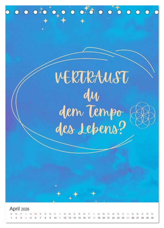 Produktbild: Freudvoll durchs Jahr! (Tischkalender 2026 DIN A5 hoch), CALVENDO Monatskalender
