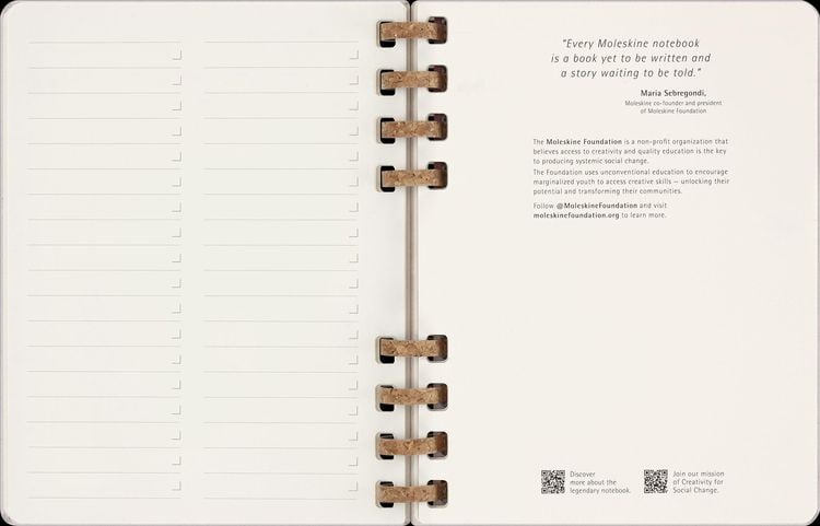 Produktbild: Moleskine Undatierter Life Kalender Mit Spiralbindung, Xl, Wochen-Monatskalender, Fester Einband, Crush Grape