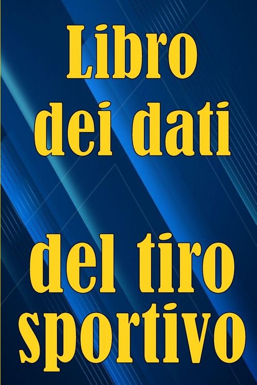 Produktbild: Libro dei dati del tiro sportivo