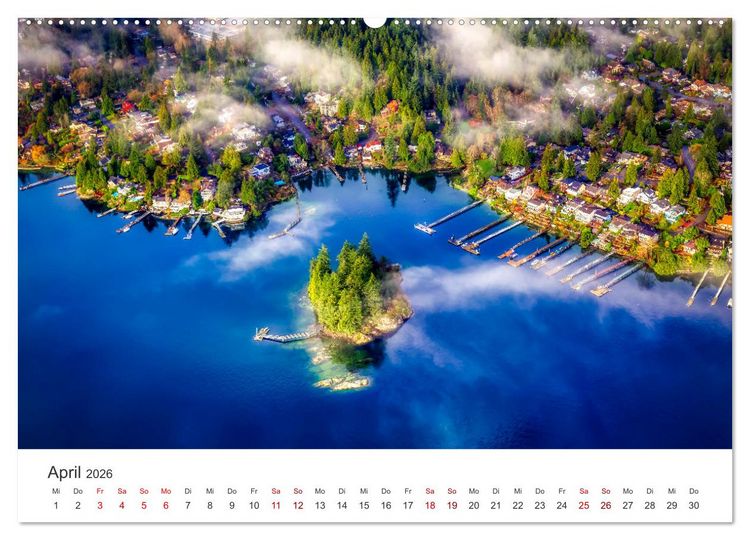 Produktbild: Kanada - Eine Reise durch ein spektakul&auml;res Land. (Wandkalender 2026 DIN A2 quer), CALVENDO Monatskalender