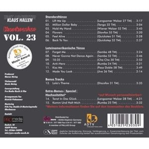 Produktbild: Tanzorchester Klaus Hallen: Chartbreaker For Dancing Vol. 23