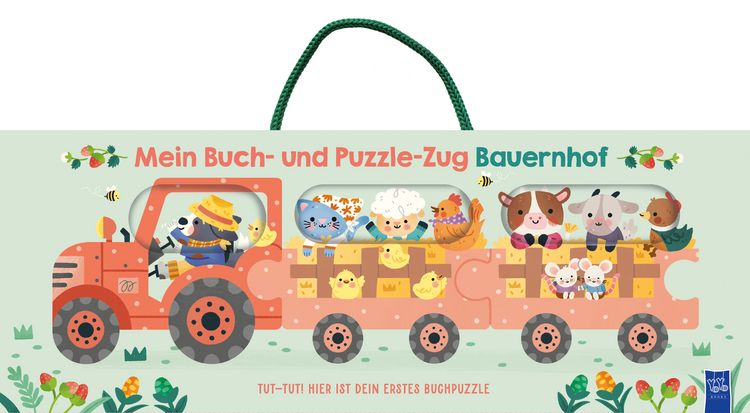 Produktbild: Mein Buch- und Puzzle-Zug: Bauernhof