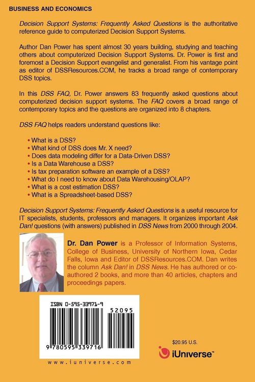 Produktbild: Decision Support Systems