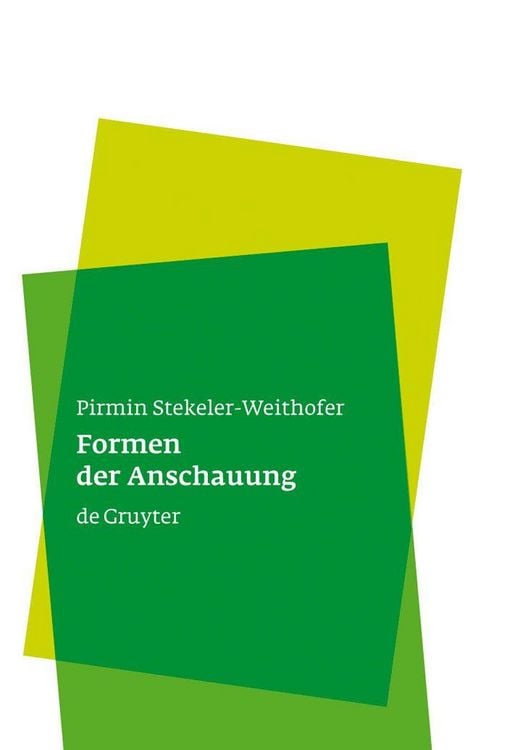 Produktbild: Formen der Anschauung
