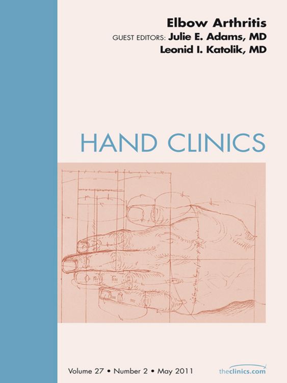 Produktbild: Elbow Arthritis, An Issue of Hand Clinics