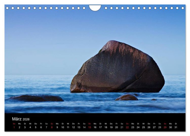 Produktbild: Unterwegs an der K&uuml;ste der Ostsee (Wandkalender 2026 DIN A4 quer), CALVENDO Monatskalender