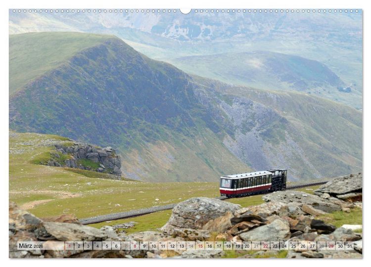 Produktbild: Gogledd Cymru - Nord-Wales (Wandkalender 2026 DIN A2 quer), CALVENDO Monatskalender