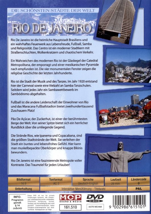 Produktbild: Rio de Janeiro - Die sch&ouml;nsten St&auml;dte der Welt