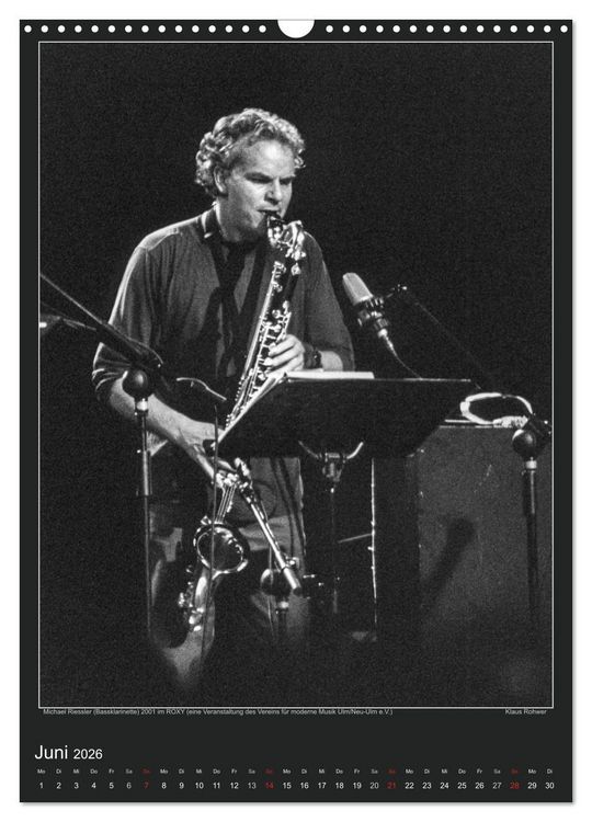 Produktbild: Jazz Moments (Wandkalender 2026 DIN A3 hoch), CALVENDO Monatskalender