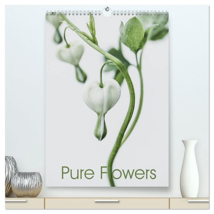 Produktbild: Pure Flowers (hochwertiger Premium Wandkalender 2026 DIN A2 hoch), Kunstdruck in Hochglanz