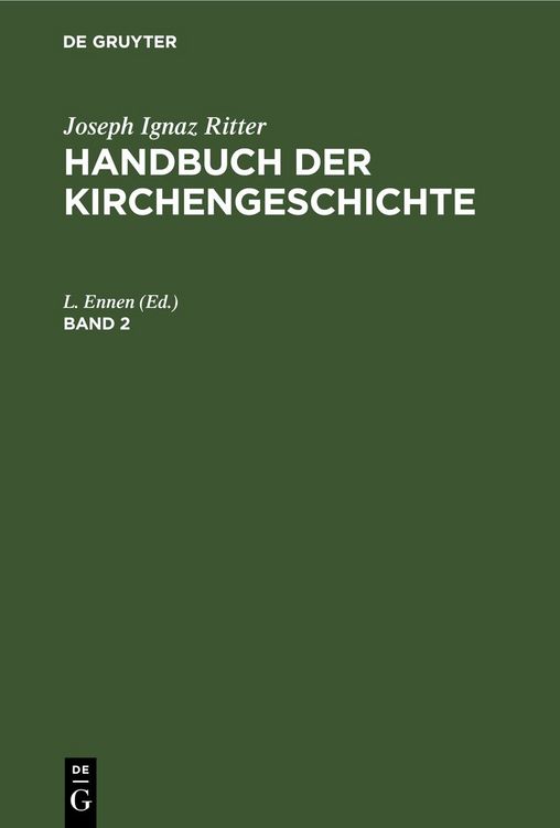 Produktbild: Handbuch der Kirchengeschichte. Band 2