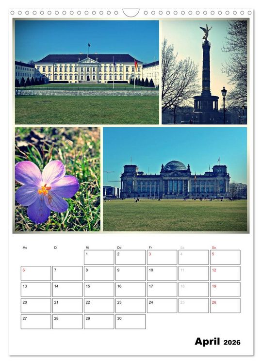 Produktbild: BERLIN / Planer (Wandkalender 2026 DIN A3 hoch), CALVENDO Monatskalender