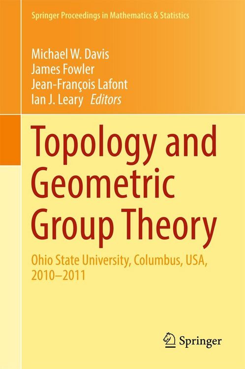 Produktbild: Topology and Geometric Group Theory