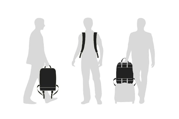 Produktbild: Moleskine Id Rucksack Schwarz
