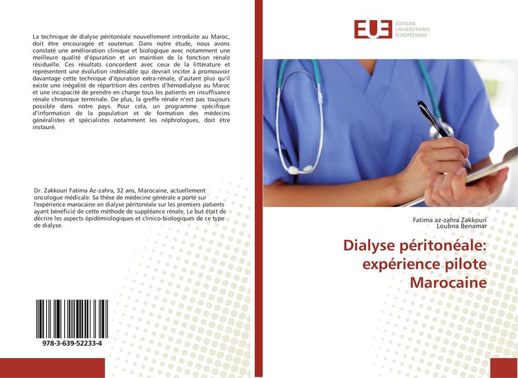 Produktbild: Dialyse p&eacute;riton&eacute;ale: exp&eacute;rience pilote Marocaine