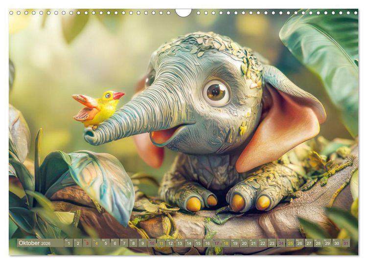 Produktbild: Kleine Wunderwelt - Kinderkalender (Wandkalender 2026 DIN A3 quer), CALVENDO Monatskalender