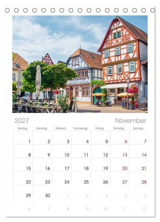Produktbild: Tischplaner 2027 - Seligenstadt - Die Stadt mit Geschichte und Flair (A5 Tischkalender zum Aufstellen) CALVENDO