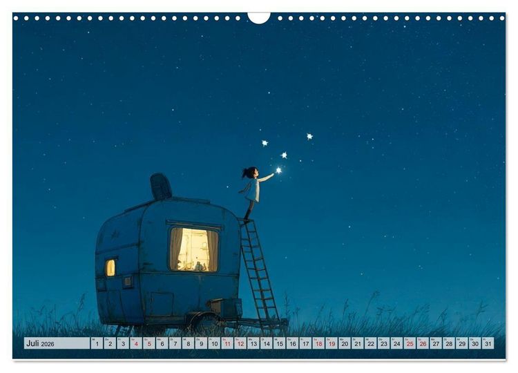 Produktbild: Caravanesque (Wandkalender 2026 DIN A3 quer), CALVENDO Monatskalender