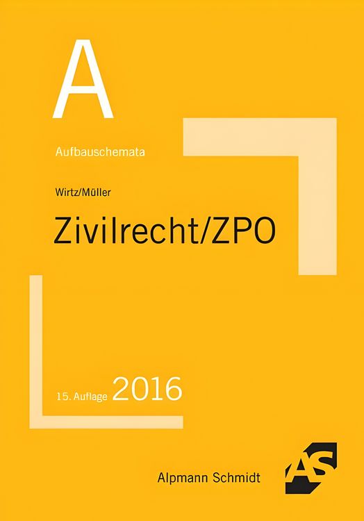 Produktbild: Aufbauschemata Zivilrecht / ZPO