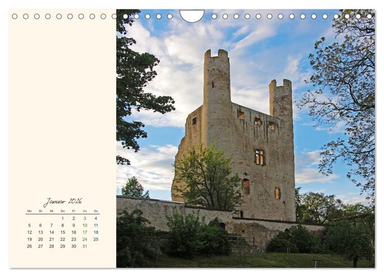 Produktbild: Saalfeld an der Saale &ndash; mein Streifzug durch die historische Altstadt (Wandkalender 2026 DIN A4 quer), CALVENDO Monatskalender