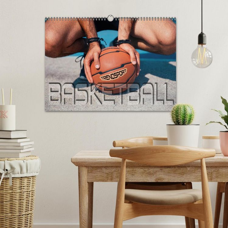 Produktbild: Trendsport Basketball (Wandkalender 2026 DIN A3 quer), CALVENDO Monatskalender