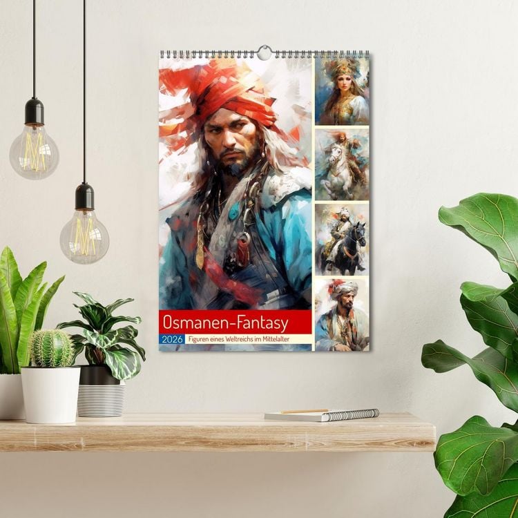 Produktbild: Osmanen-Fantasy. Figuren eines Weltreichs im Mittelalter (Wandkalender 2026 DIN A3 hoch), CALVENDO Monatskalender