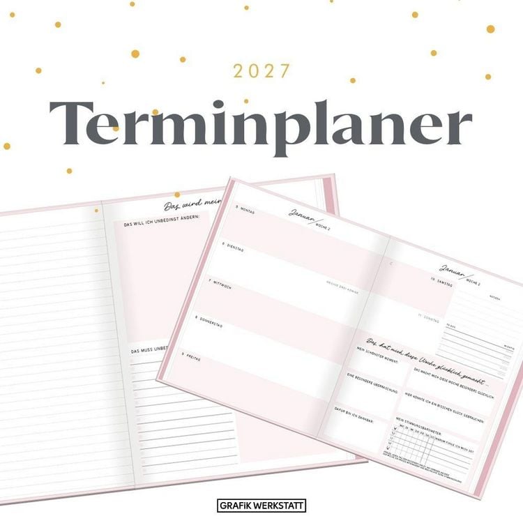 Produktbild: Terminplaner Lady Softcover 2027 Mein Happiness-Planer