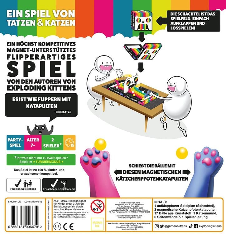 Exploding Kittens - Ein Spiel von Katzen und Tatzen