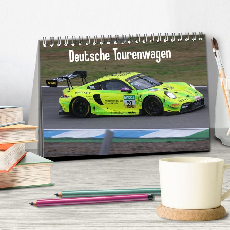 Produktbild: Deutsche Tourenwagen (Tischkalender 2026 DIN A5 quer), CALVENDO Monatskalender