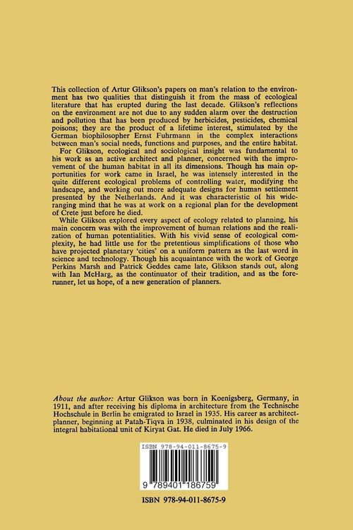 Produktbild: The Ecological Basis of Planning