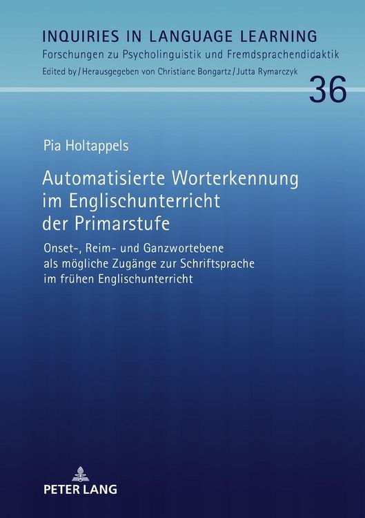 Produktbild: Automatisierte Worterkennung im Englischunterricht der Primarstufe