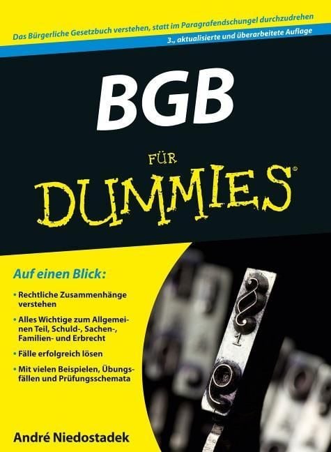 Produktbild: BGB f&uuml;r Dummies