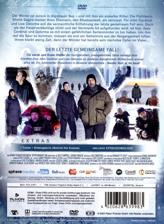 Produktbild: Cardinal - Die komplette vierte Staffel [2 DVDs]