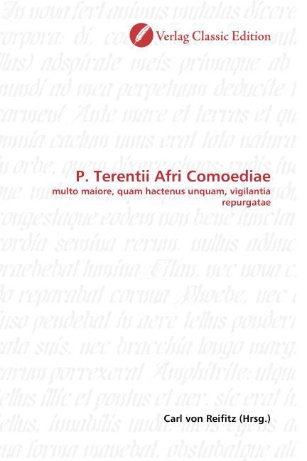 Produktbild: P. Terentii Afri Comoediae