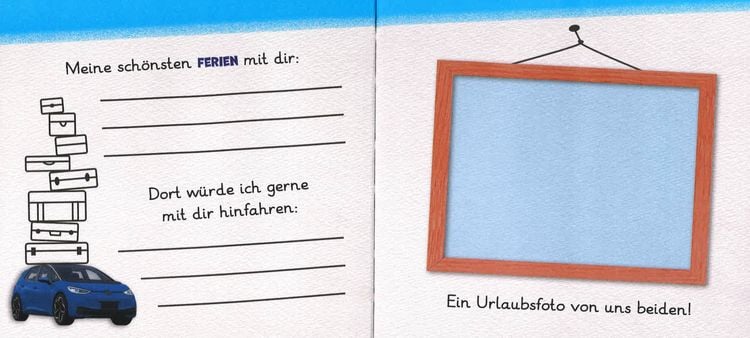 Produktbild: F&uuml;r den allerbesten Papa der Welt - Originelles Ausf&uuml;llbuch f&uuml;r Kinder