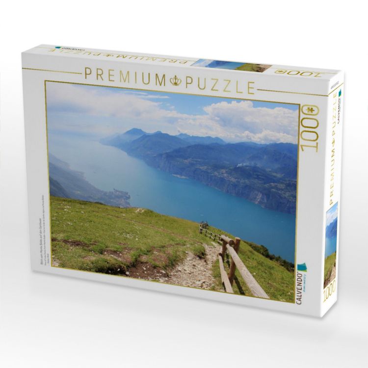Produktbild: CALVENDO Puzzle Blick vom Monte Baldo auf den Gardasee | 1000 Teile Lege-Gr&ouml;&szlig;e 64x48cm Foto-Puzzle f&uuml;r gl&uuml;ckliche Stunden