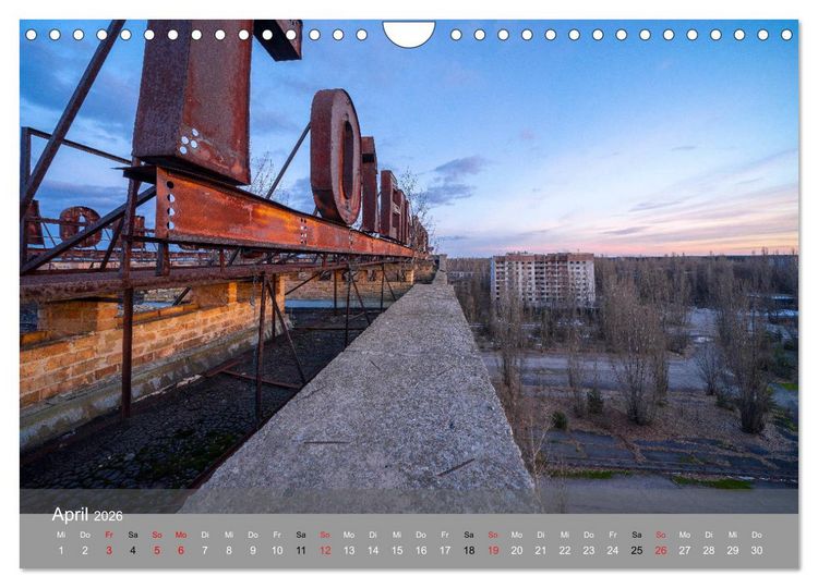 Produktbild: Tschernobyl - In der Sperrzone (Wandkalender 2026 DIN A4 quer), CALVENDO Monatskalender