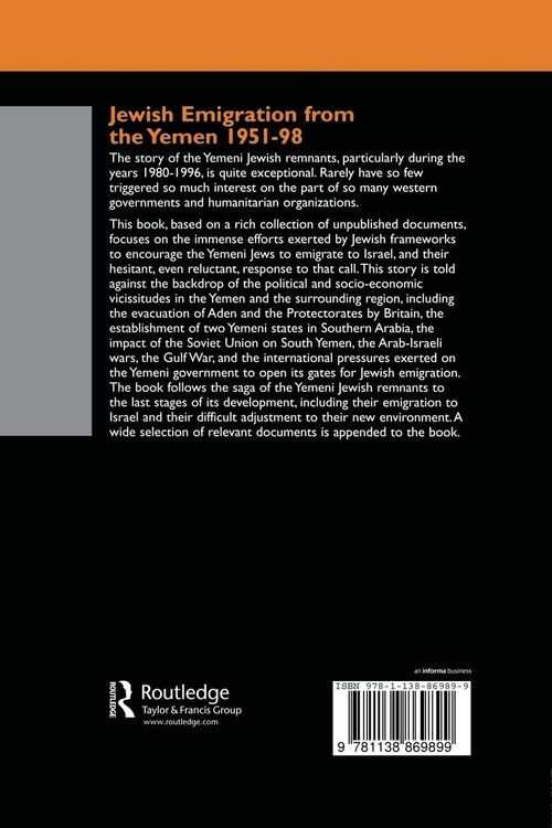 Produktbild: Jewish Emigration from the Yemen 1951-98