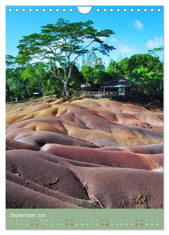 Produktbild: Erlebe mit mir das Inselparadies Mauritius (Wandkalender 2026 DIN A4 hoch), CALVENDO Monatskalender