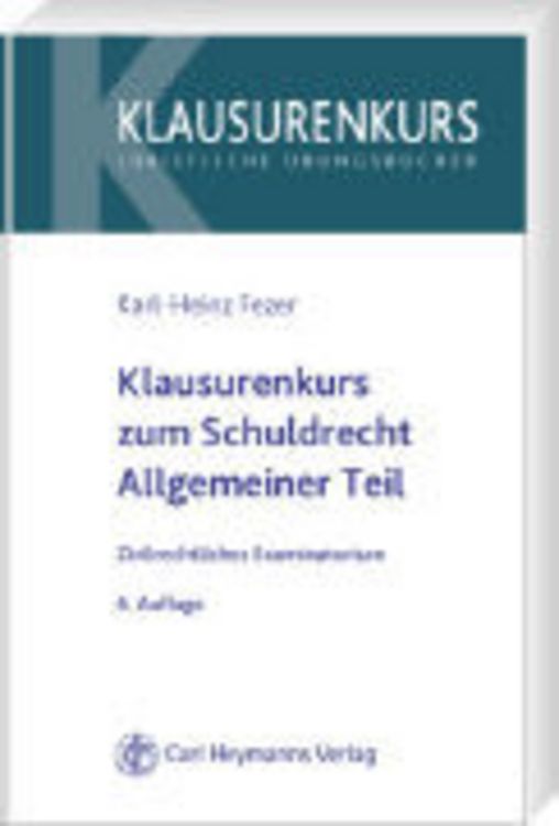 Produktbild: Klausurenkurs zum Schuldrecht - Allgemeiner Teil