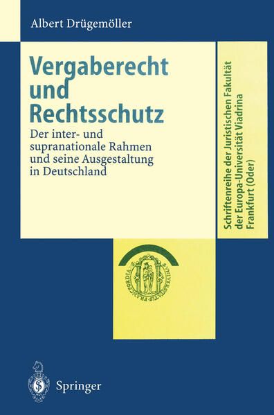 Produktbild: Vergaberecht und Rechtsschutz