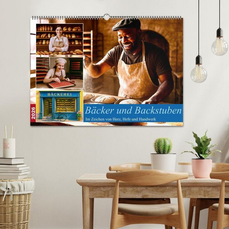 Produktbild: B&auml;cker und Backstuben (Wandkalender 2026 DIN A2 quer), CALVENDO Monatskalender