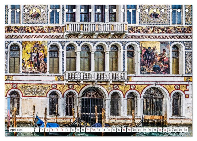 Produktbild: Venedig - Impressionen aus der Serenissima (Tischkalender 2026 DIN A5 quer), CALVENDO Monatskalender