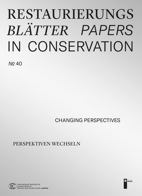 Produktbild: Restaurierungsbl&auml;tter - Papers in Conservation Band 40