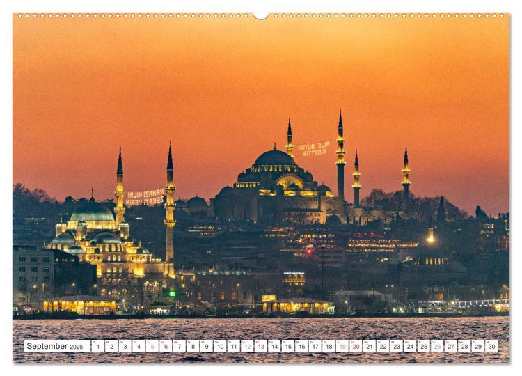 Produktbild: T&uuml;rkei - Istanbul (Wandkalender 2026 DIN A2 quer), CALVENDO Monatskalender