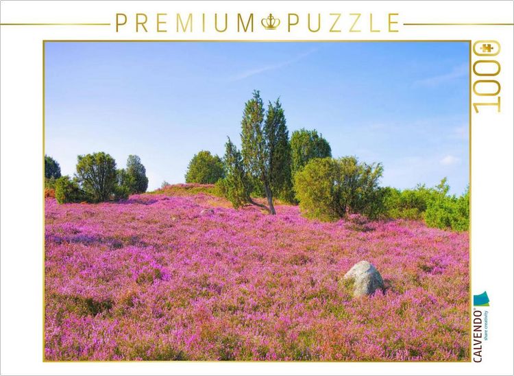 Produktbild: CALVENDO Puzzle L&uuml;neburger Heide | 1000 Teile Lege-Gr&ouml;&szlig;e 64x48cm Foto-Puzzle f&uuml;r gl&uuml;ckliche Stunden