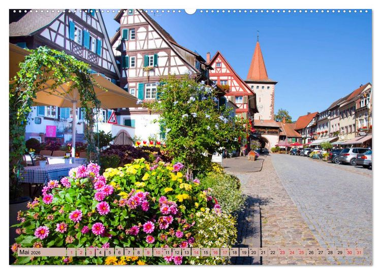 Produktbild: Historisches Gengenbach (hochwertiger Premium Wandkalender 2026 DIN A2 quer), Kunstdruck in Hochglanz